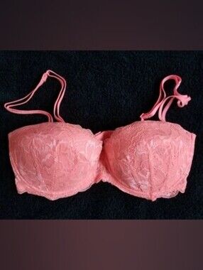 PINK Victoria's Secret Lightly Lined Demi  Push-Up Bra, Size 34D
